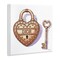 Stupell Industries Glam Lock and Key Wall Plaque, design by Amanda Greenwood